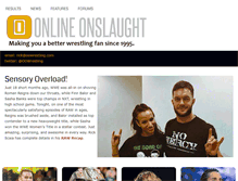 Tablet Screenshot of oowrestling.com